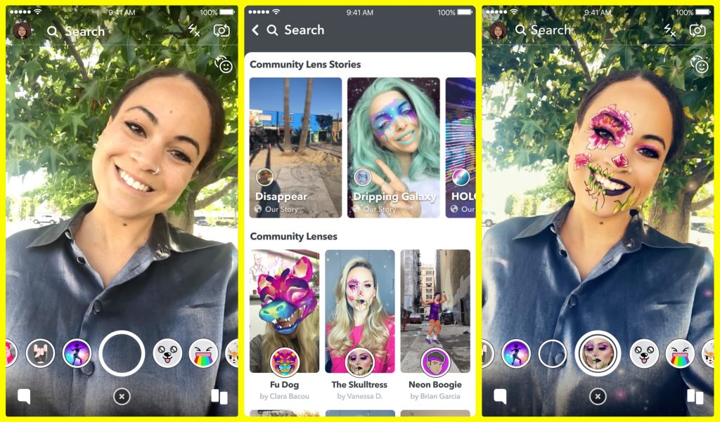 Snapchat Lens Explorer