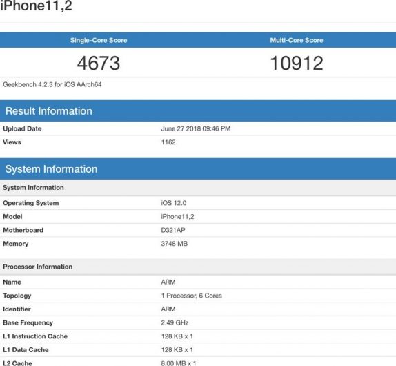 Сравнение процессоров apple a10 и a12