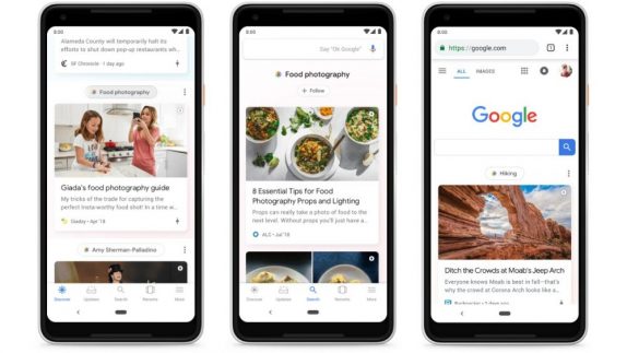 one ui google feed