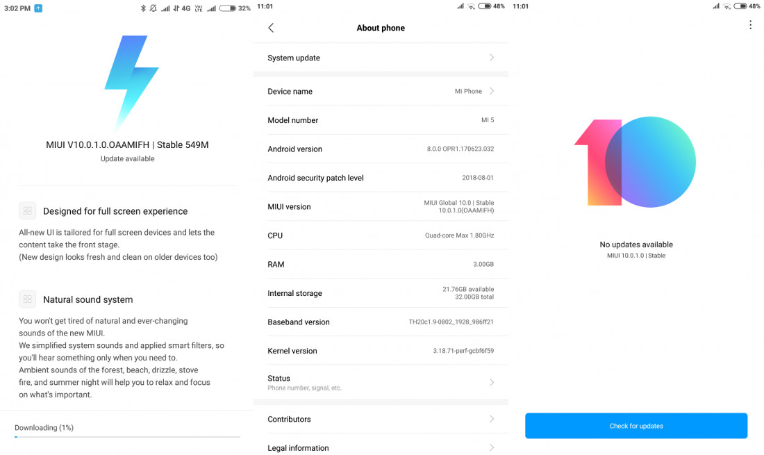 Стабилен 10. MIUI 10. Что значит Ota на Xiaomi.