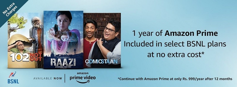 BSNL Amazon Prime