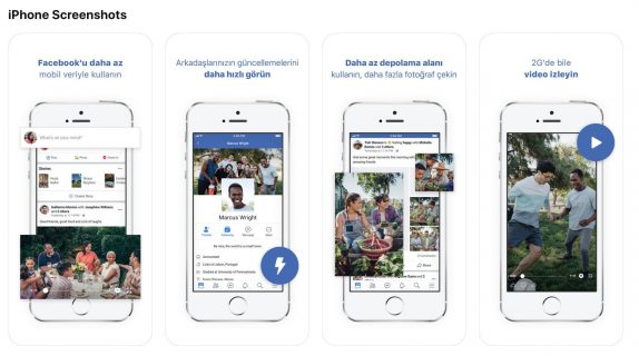 Facebook Lite for iOS with less bandwidth, device storage released in Turkey