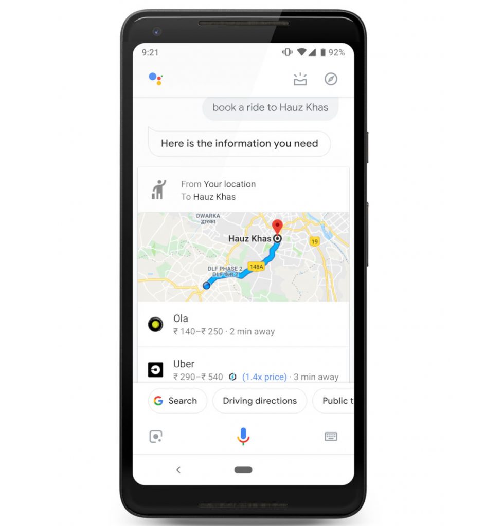 Google Assistant can now book a ride from Uber, Lyft, Ola, Grab, GO-JEK and  many more