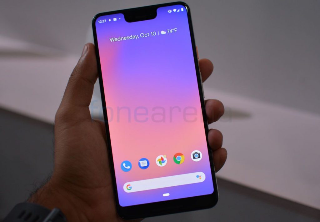 Google pixel 3 xl always on display