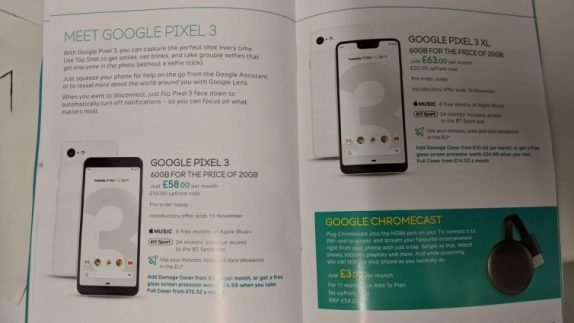 Google pixel 3 price in uk