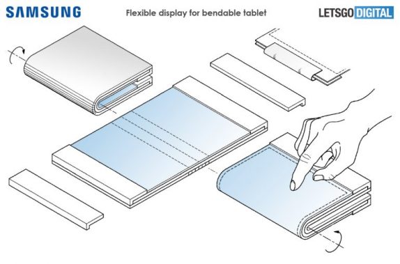 Samsung Foldable Tablet patent