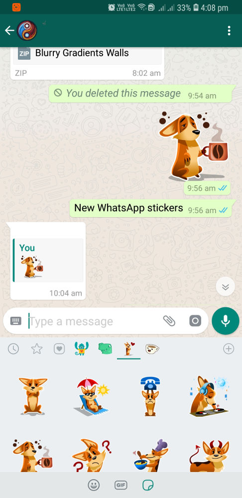 WhatsApp Stickers finally starts rolling out Update