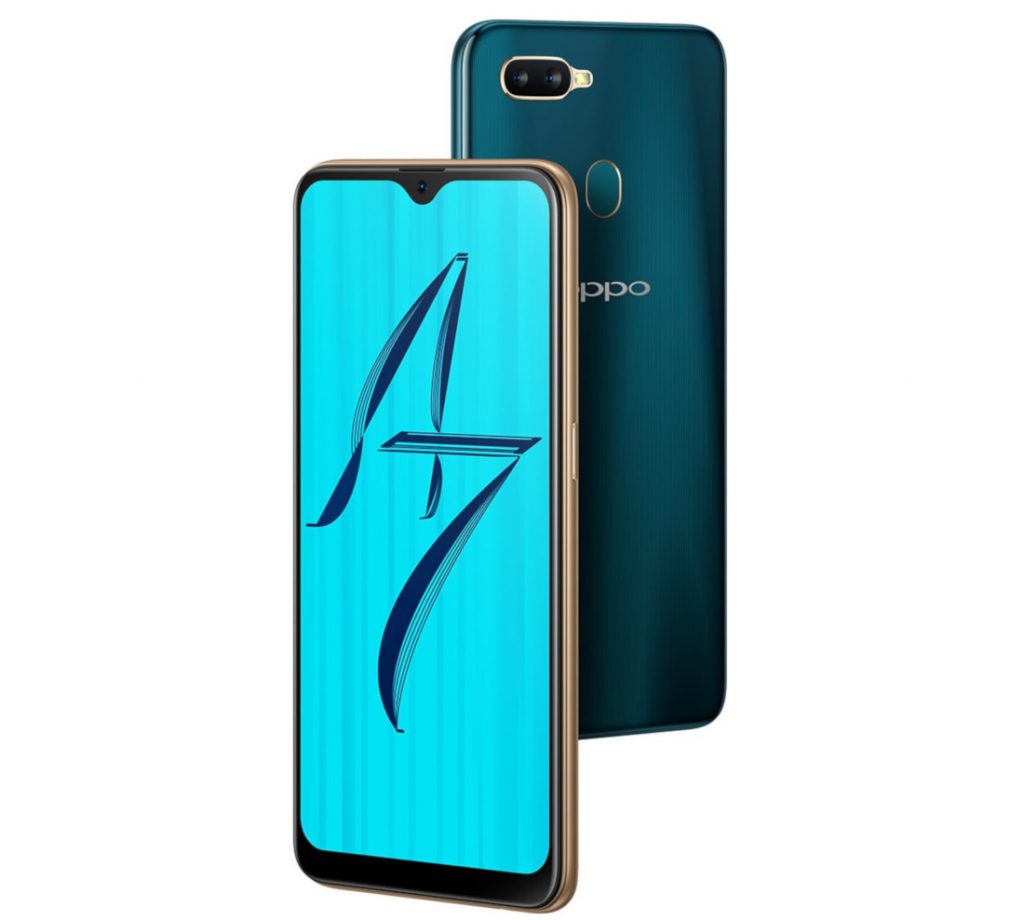 OPPO A7 with 6.2-inch waterdrop notch display, dual rear cameras, 4230mAh battery launched in India for Rs. 16990