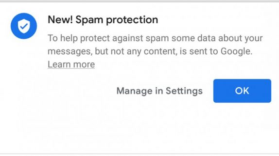 Android Messages Spam Protection finally starts rolling out