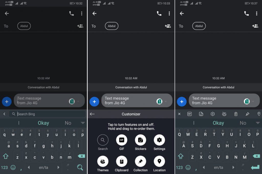 Swiftkey for Android update lets you remove Bing search button, says