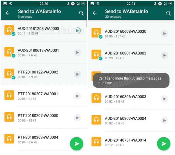 WhatsApp Audio