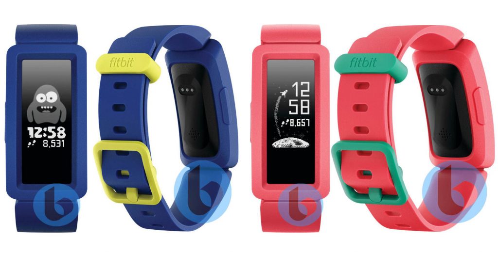 Fitbit fitness tracker with large display, rugged design surfaces