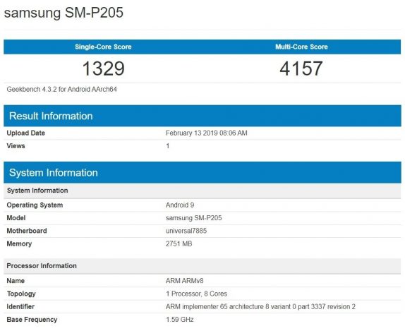 Samsung SM-P205