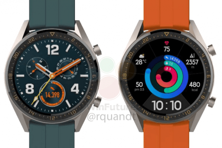 HUAWEI Watch GT Active and Watch GT Elegant with Lite OS surfaces