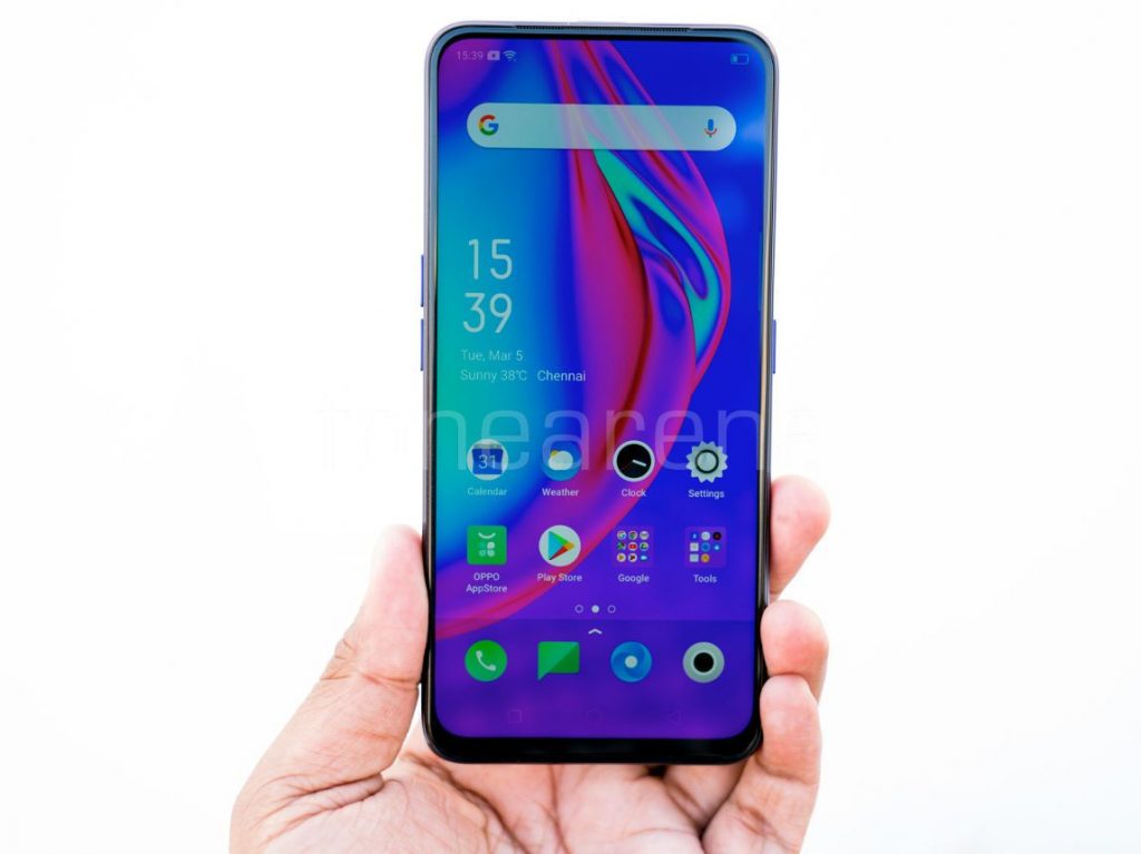 oppo f11 home screen