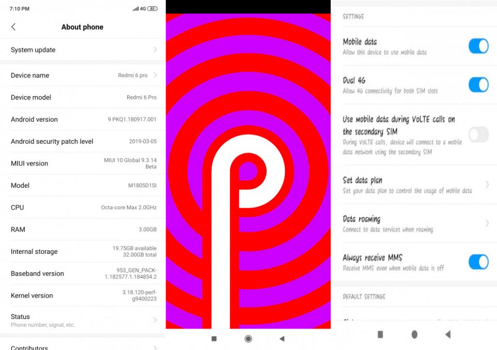 redmi 6 pro android 10