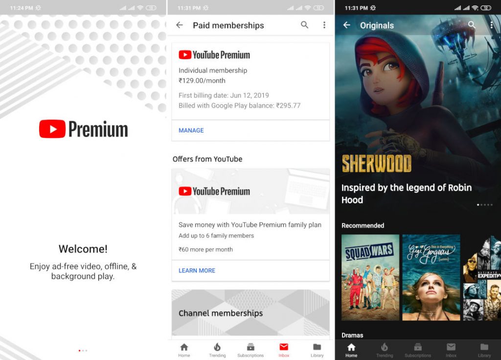 youtube premium download free