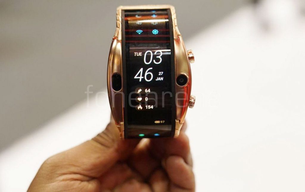 wrap around smart watch