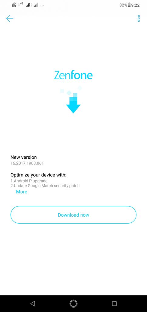 asus zenfone max pro android 9