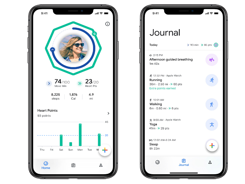 Google fit 2025 apple watch