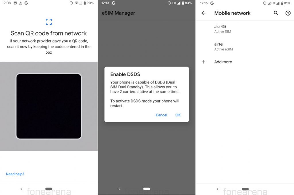 How To Enable Dual Sim Feature On Google Pixel 3 On Android Q Beta