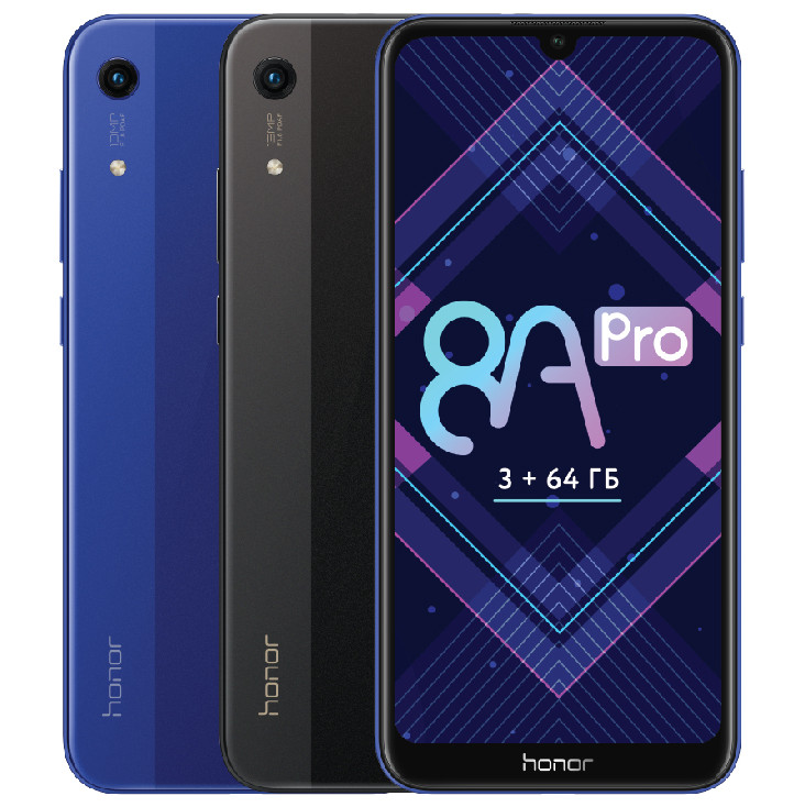 HONOR 8A Pro with 6-inch waterdrop notch display, Android 9.0 (Pie) announced