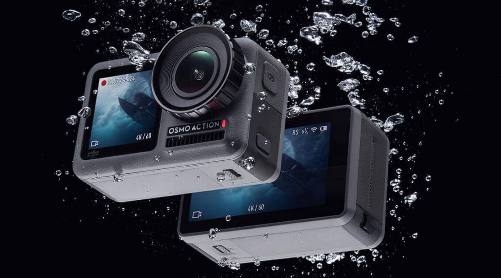 DJI Osmo Action Waterproof Action Camera with dual displays announced