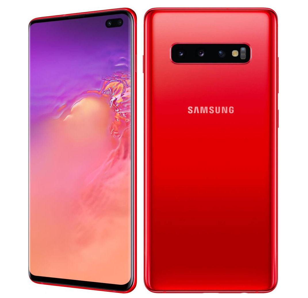 Samsung Galaxy S10 And Galaxy S10 Cardinal Red Colour Variant Surfaces In Press Images