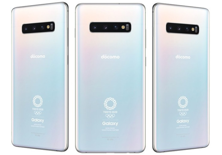 在庫日本製SC-05L Galaxy S10+ Olympic Games Edition SIMロック解除済み ◯判定 中古品 Android