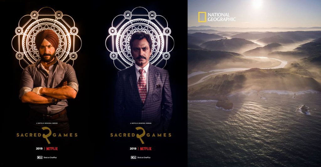 Shot on OnePlus 7 Pro: Netflix’s Sacred Games Season 2 posters, National Geographic Magazine cover