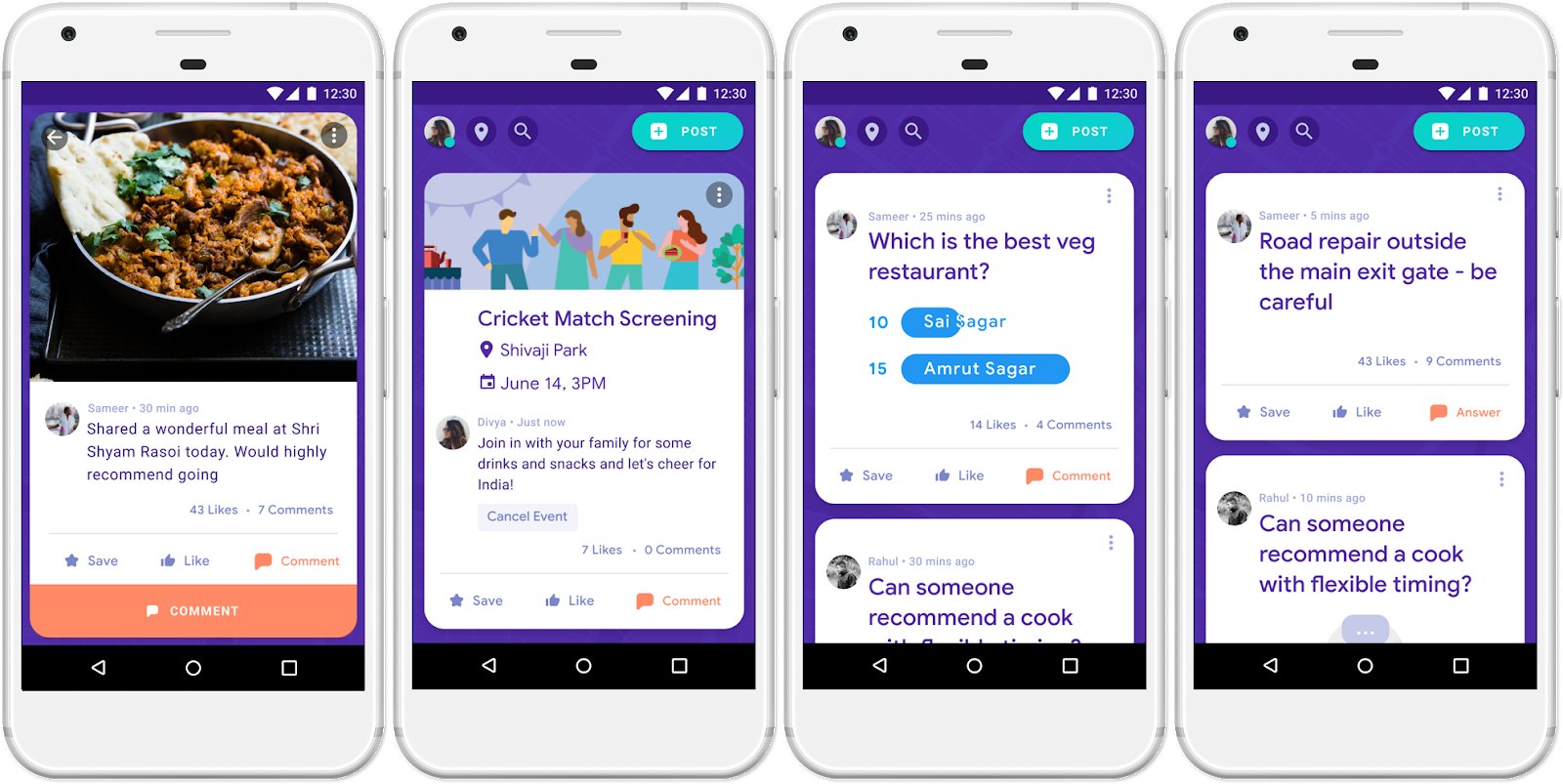Google Neighbourly app update adds ability to post photos, create events, polls and more