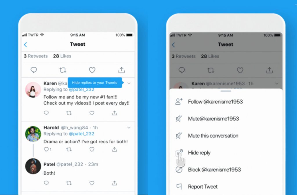 Twitter rolls out 'Hide Replies' feature globally