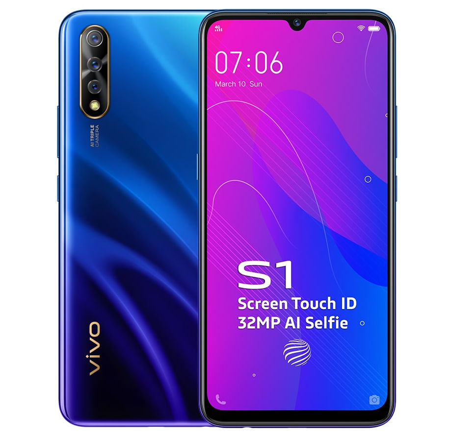 Vivo S1 with 6.39-inch Full HD+ Super AMOLED display, triple rear cameras, in-display