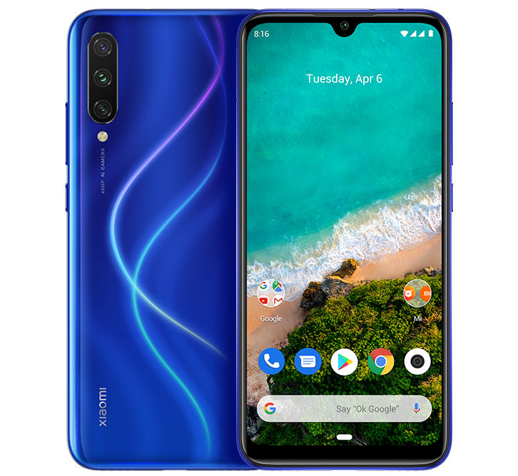 Xiaomi Mi A3 with 6-inch AMOLED display, triple rear cameras, 32MP