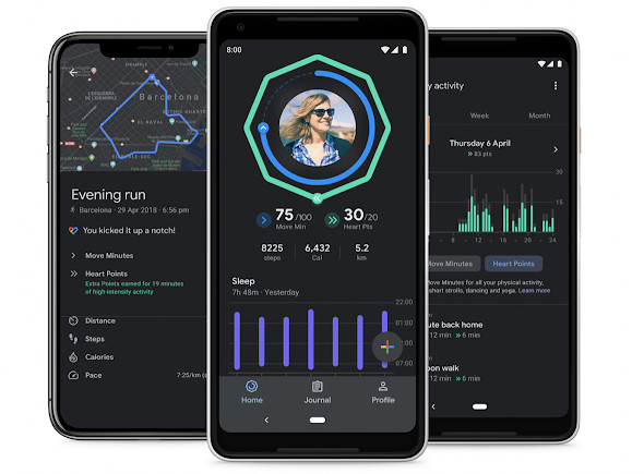 Google Fit is getting sleep tracking charts, rolling out dark mode widely