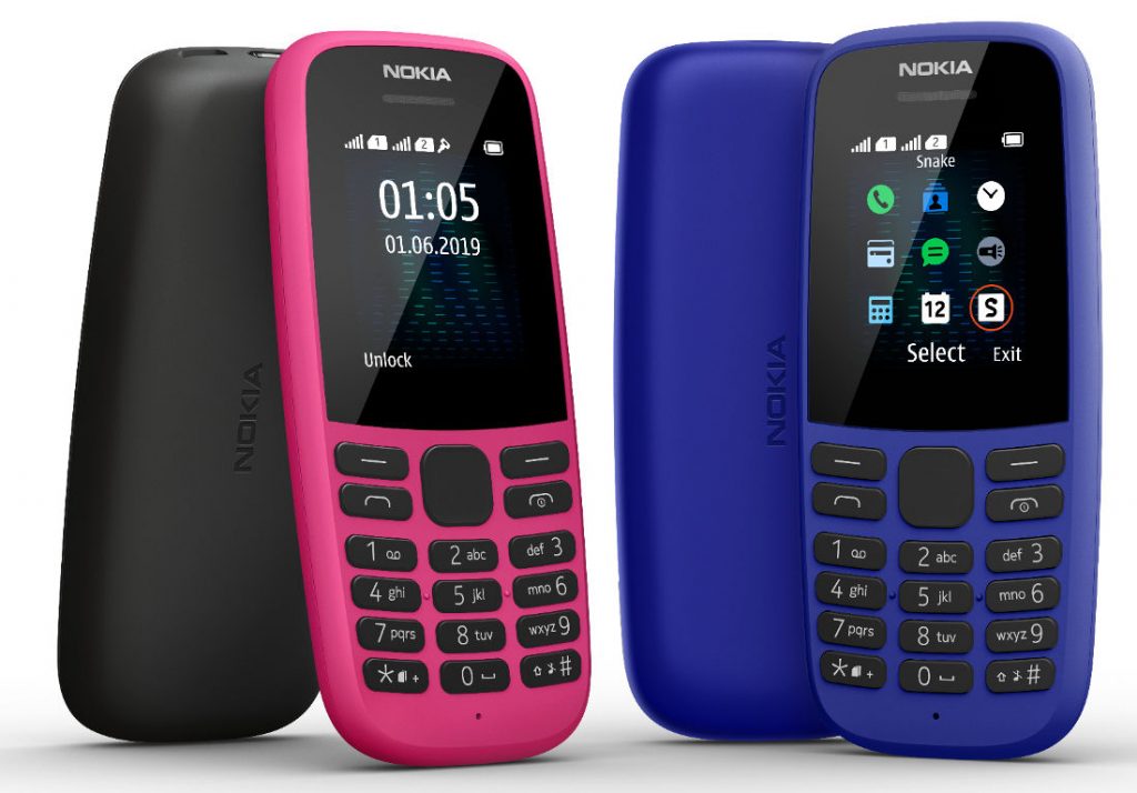 Nokia 105 (2019) Dual SIM feature phone with long battery life launched in  India for Rs. 1199