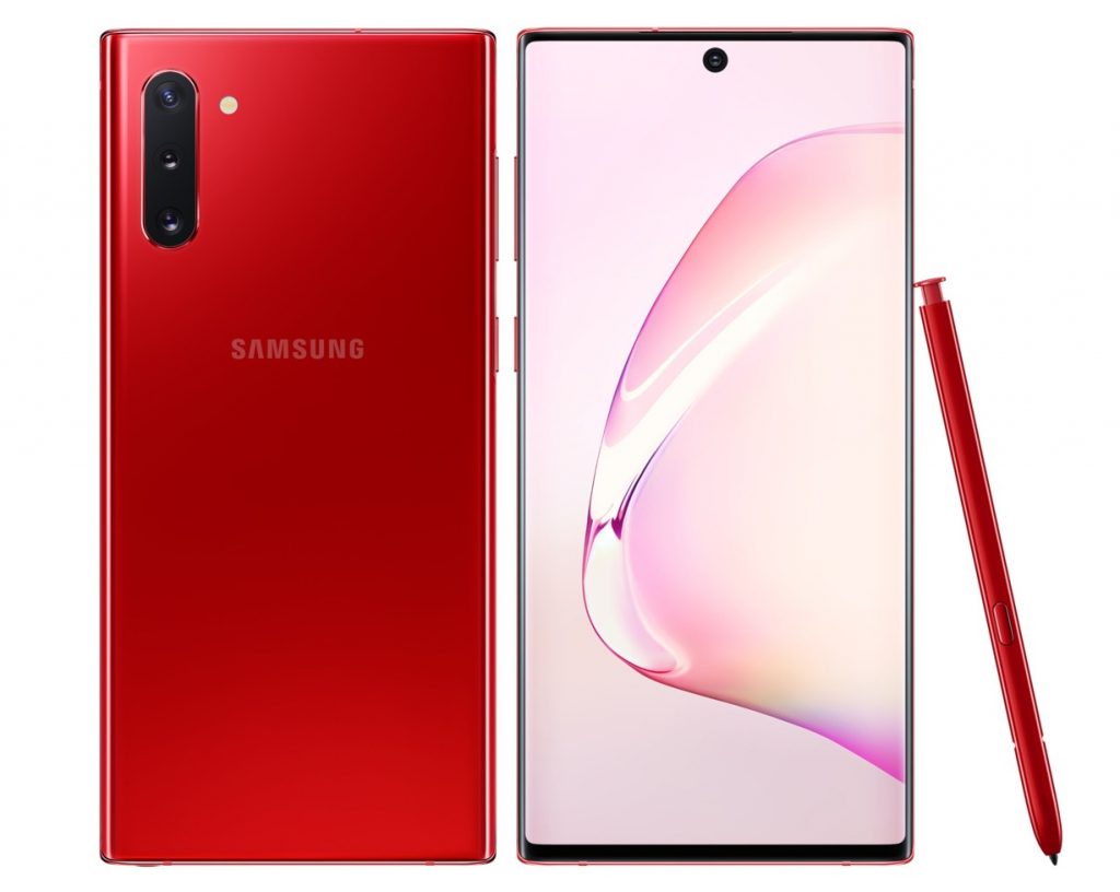 Samsung Galaxy Note10 Aura Pink and Aura Red rolls out in the US