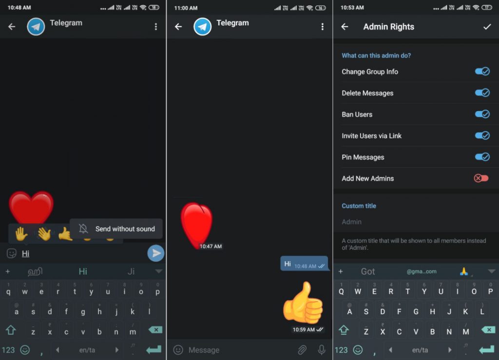 Telegram v5.10 update brings Silent Messages, Slow Mode for Groups, Admin Titles and more
