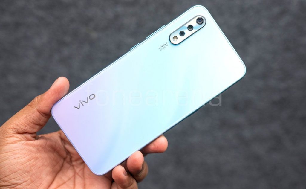 vivo s1 fingerprint display