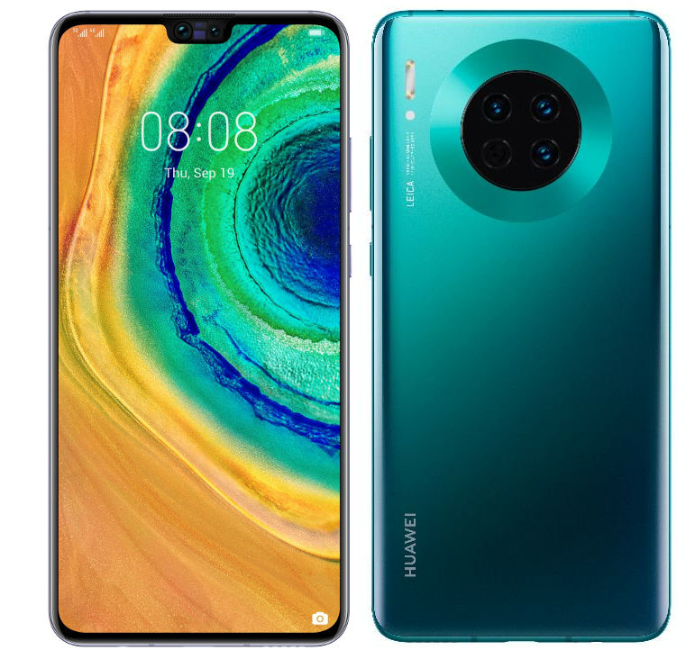 HUAWEI Mate 30 and Mate 30 Pro with Kirin 990, circular Leica quad