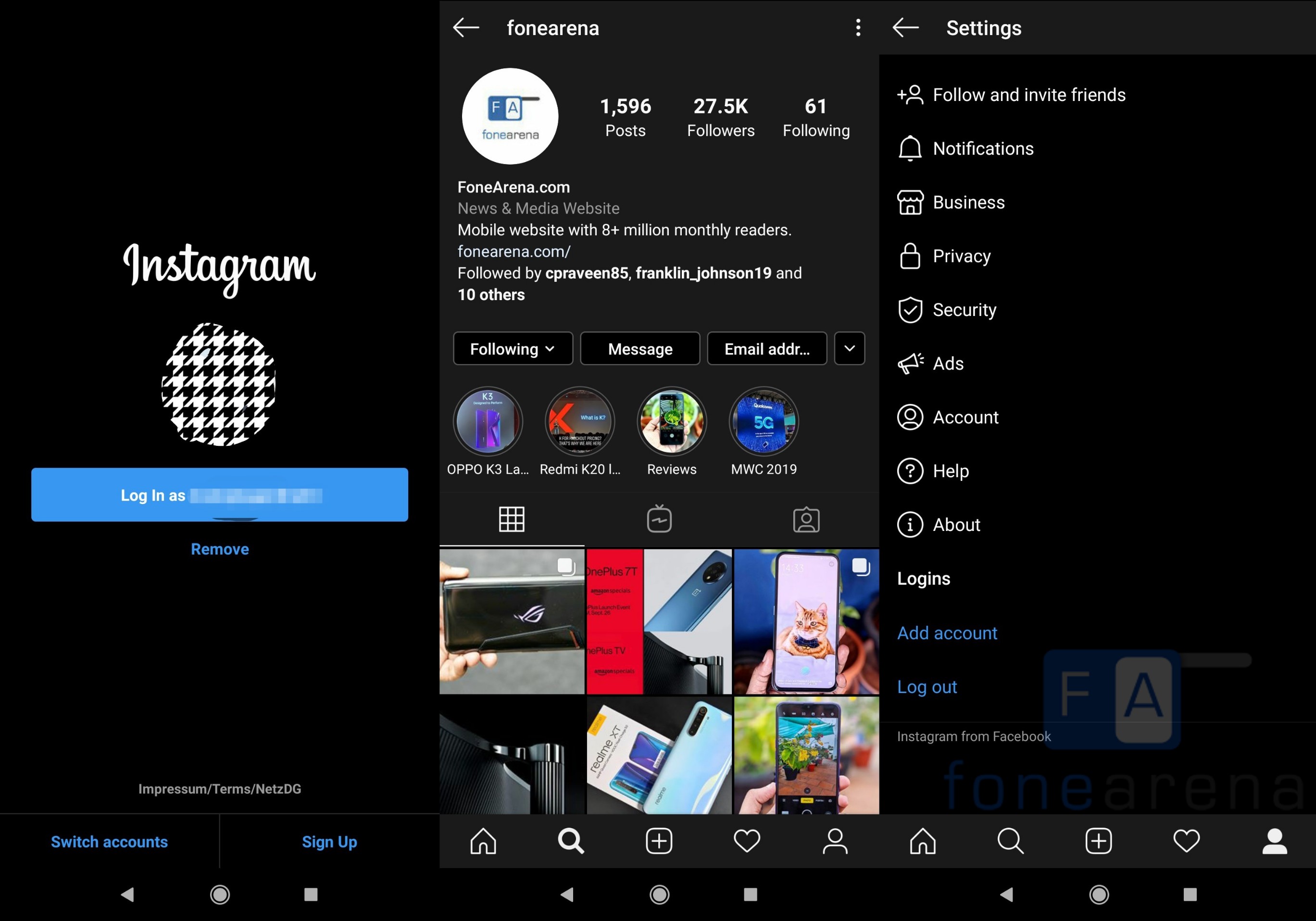 Instagram Dark Android Mode Pengaturan