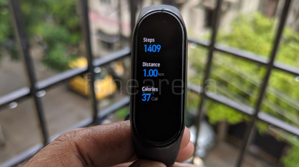 Mi band 4 calorie counter hot sale