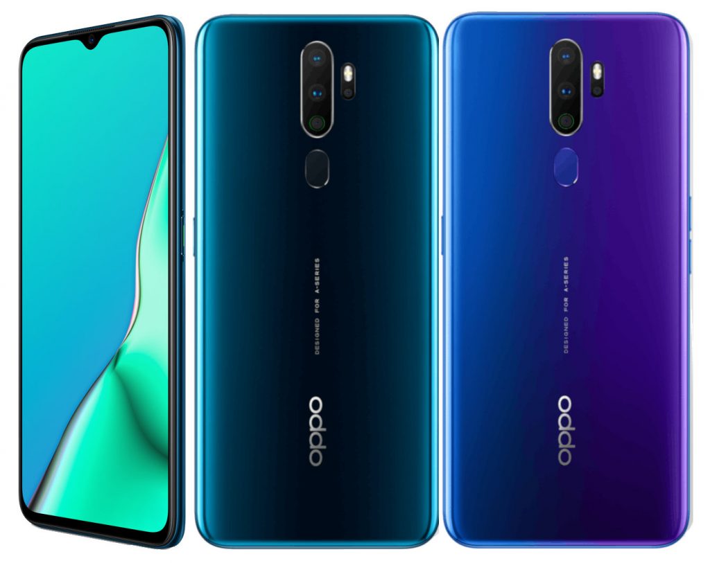 OPPO A5 2020 and A9 2020 with 6.5-inch display, quad rear cameras