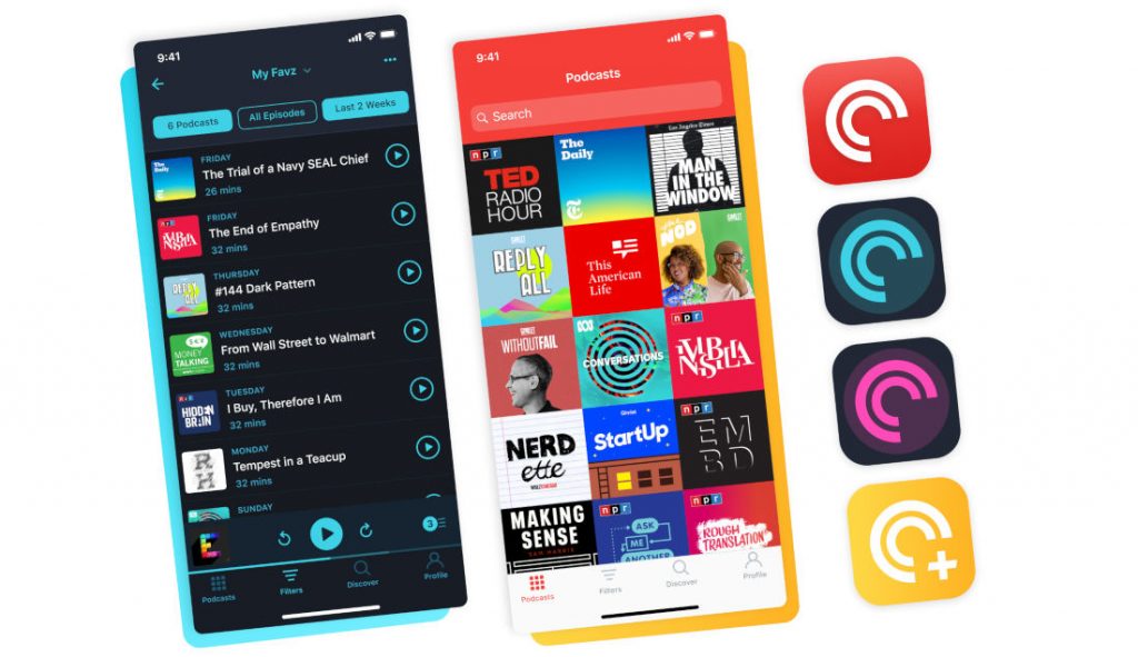 pocket casts app leave review for podcast