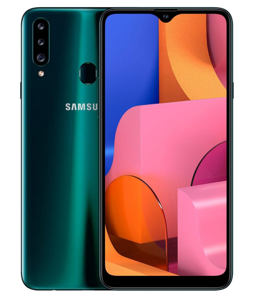 galaxy a20 display