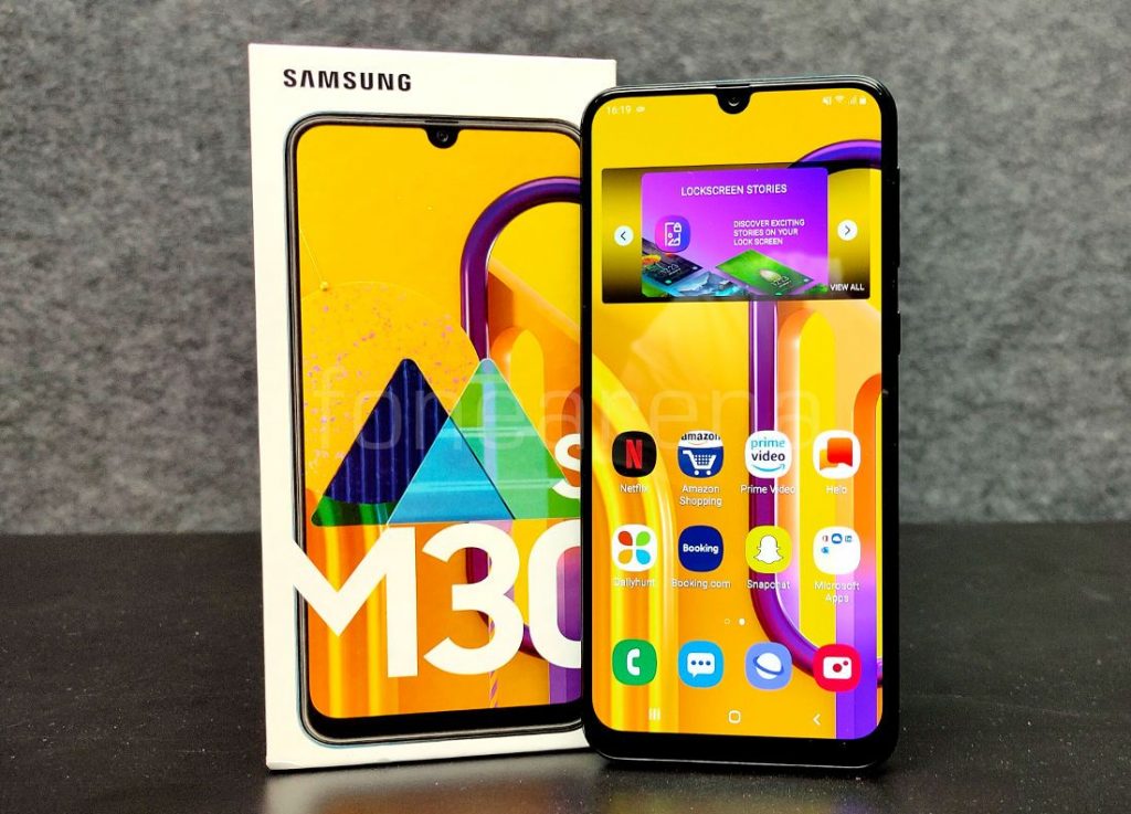 samsung galaxy m30 on s