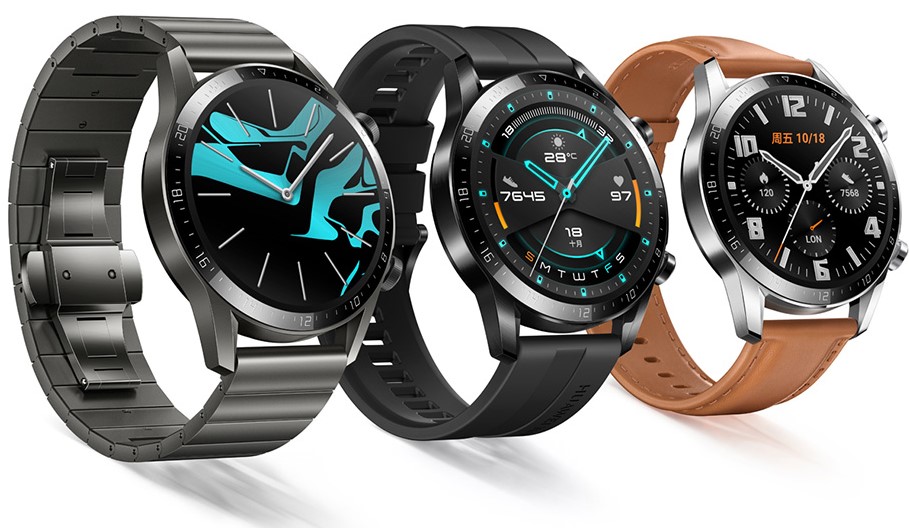 HUAWEI Watch GT2 with circular AMOLED display, Kirin A1 chip, 14 days ...