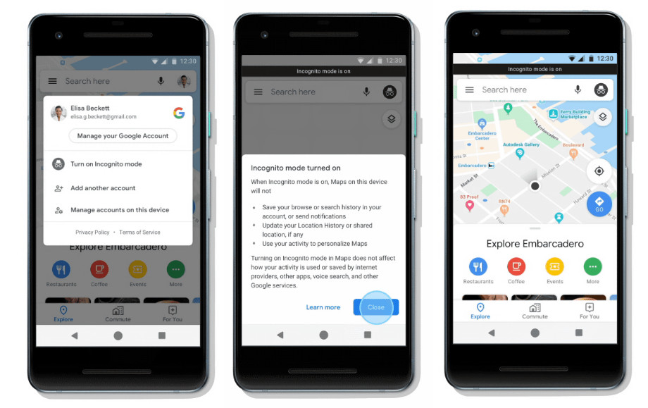 Google Maps Incognito Mode rolling out for Android users globally