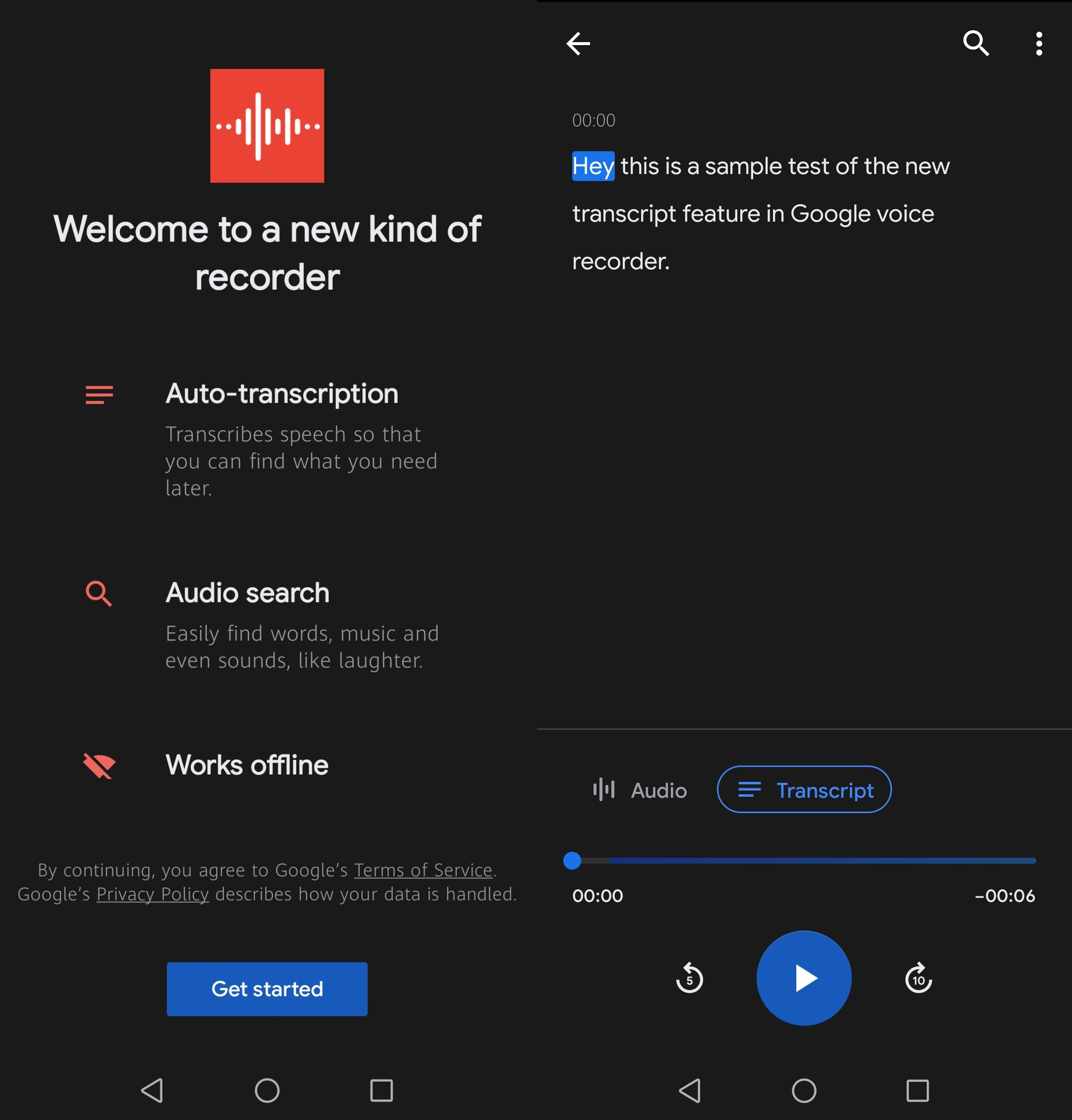 Google Recorder with auto-transcription, audio search now works on non-Pixel smartphones [Download Link]
