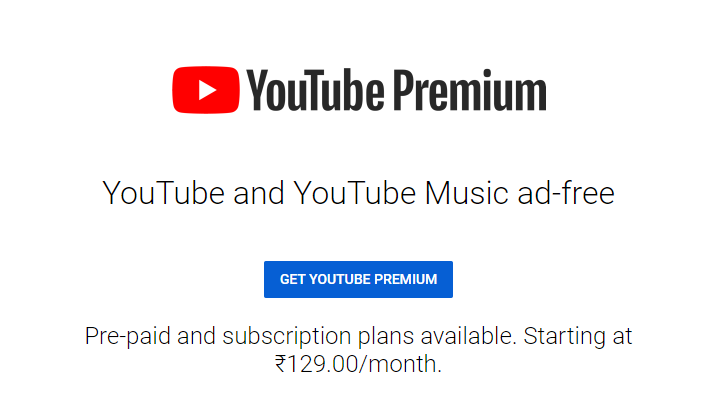 YouTube Premium and Music Premium non-recurring prepaid plans launched ...
